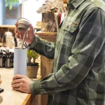 Sticla cu pai TKWide+Twist Cap 592ml Klean Kanteen , clear sky - imaginea 2