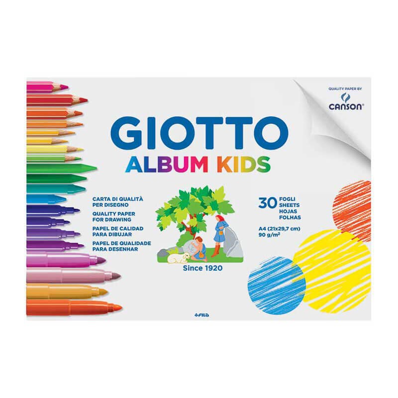 Bloc hartie desen Album Kids Giotto