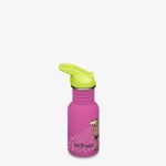 Sticla din otel pentru copii Klean Kanteen Kid Classic Narrow 355 ml cu capac sport flip ,Cool Cat - imaginea 1 Sticla din otel pentru copii Klean Kanteen Kid Classic Narrow 355 ml cu capac sport flip ,Cool Cat - imaginea 1