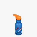 Sticla din otel pentru copii Klean Kanteen Kid Classic Narrow 355 ml cu capac sport flip ,Race Cars - imaginea 1 Sticla din otel pentru copii Klean Kanteen Kid Classic Narrow 355 ml cu capac sport flip ,Race Cars - imaginea 1