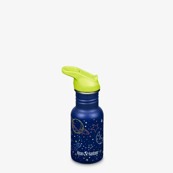 Sticla din otel pentru copii Klean Kanteen Kid Classic Narrow 355 ml cu capac sport flip ,Milky Way - imaginea 1