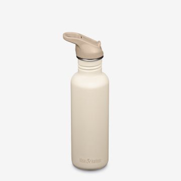 Sticla de apa Classic Narrow 800ml + Flip Seal Sport , White Cap Gray - imaginea 1