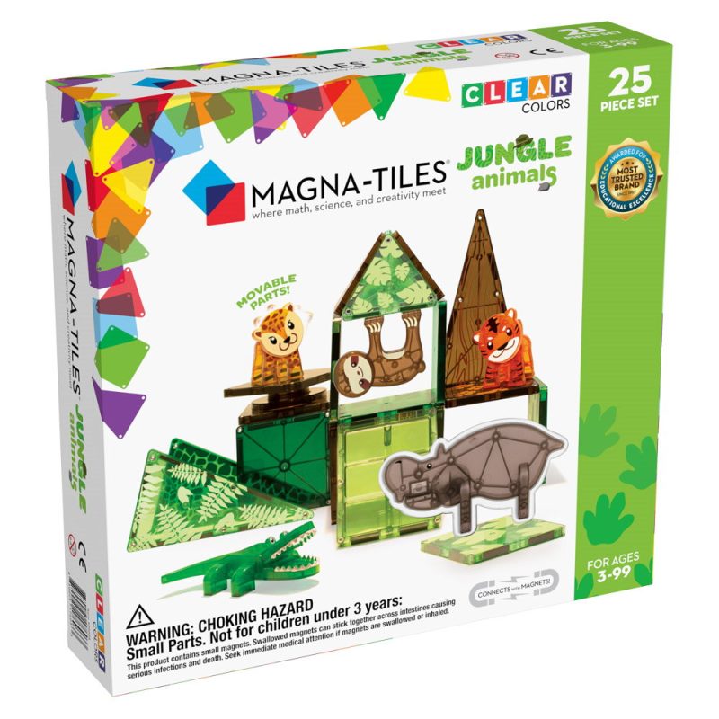 MAGNA-TILES Jungle Animals, set magnetic - imaginea 1