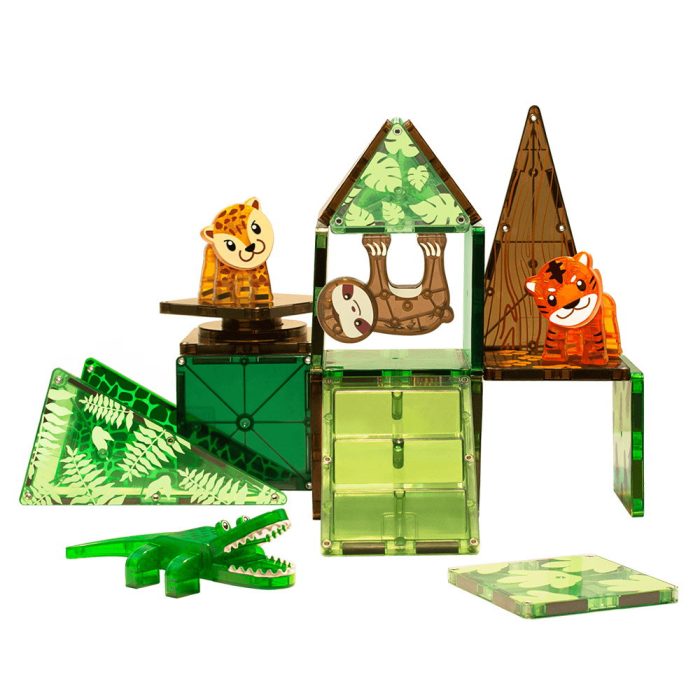 MAGNA-TILES Jungle Animals, set magnetic - imaginea 3