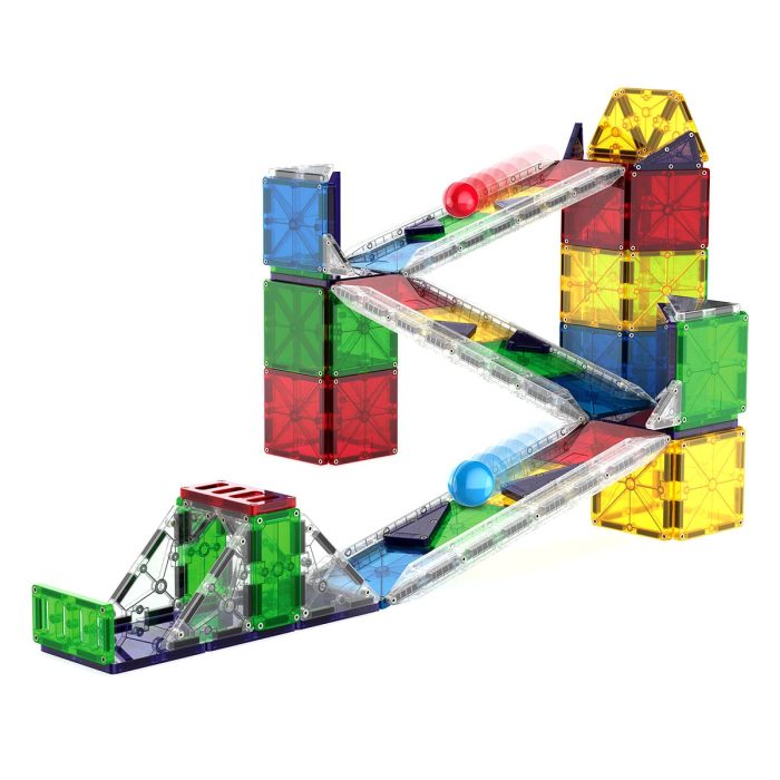 MAGNA-TILES Rail Racers Deluxe, 90 piese - imaginea 5