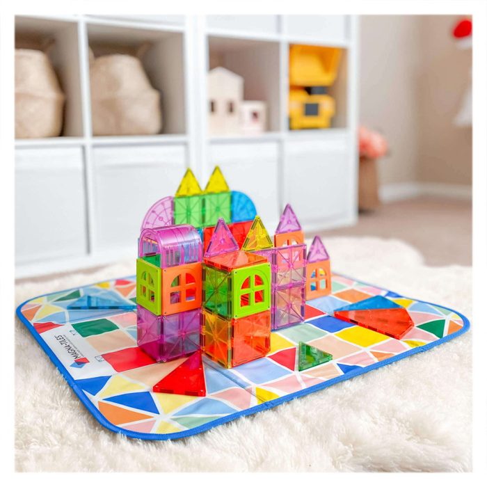 Cutie de depozitare si covor de joaca MAGNA-TILES - imaginea 2