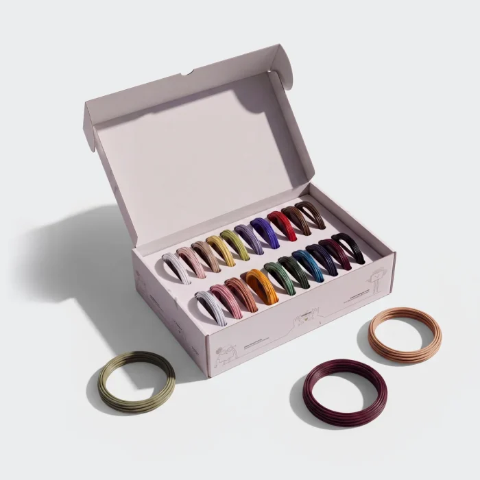 Set filamente creative pentru creion 3D KidPen – 20 culori × 5 m – KidLupe - imaginea 2